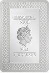 Pièce de monnaie 2 Dollars Niue 2021 1 once argent BE – Le Magicien
