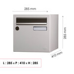 Boite aux lettre  Allure 2 portes  blanc 9016M