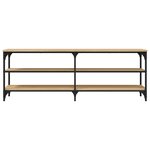 vidaXL Meuble TV chêne sonoma 140x30x50 cm bois d'ingénierie