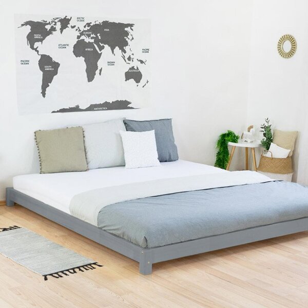 Lit double TATAMI 180 x 200 gris