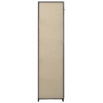 vidaXL Garde-robe pliable Crème 110x45x175 cm Tissu