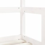 vidaXL Cadre de lit pour enfant blanc 70x140 cm bois de pin massif