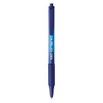 SoftFeel Clic Grip - Stylo bille rétractable pointe moyenne 1 mm - Bleu (paquet 12 unités)