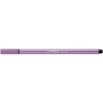 Stylo feutre pen 68 pointe moyenne mauve glycine stabilo