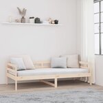 vidaXL Lit de jour 80x200 cm Bois de pin massif