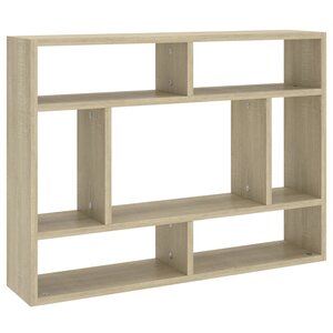 vidaXL Étagère murale Chêne sonoma 75x16x55 cm Bois d'ingénierie