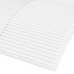vidaXL Matelas en mousse blanc 200x210 cm dureté H2 H3