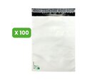 100 Enveloppes plastique opaques 80 microns N°3 - 295x370mm