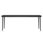 vidaXL Ensemble à manger de jardin coussins 7 Pièces Marron/noir