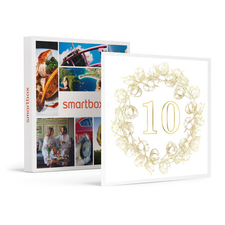SMARTBOX - Coffret Cadeau Noces d'étain : 10e anniversaire de mariage de rêve ! -  Multi-thèmes