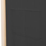 vidaXL Cloison de séparation 4 panneaux Gris 160x170x4 cm Tissu