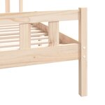 vidaXL Cadre de lit sans matelas bois massif