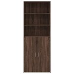 vidaXL Buffet haut chêne marron 70x42 5x185 cm bois d'ingénierie