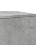 vidaXL Supports pour plantes 2 Pièces gris béton bois d'ingénierie