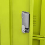 vidaXL Armoire à casiers Gris clair et vert 90x45x92 5 cm Acier
