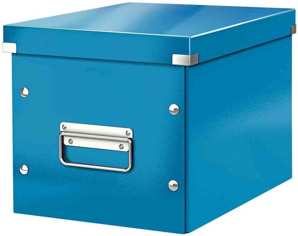 Boîte de rangement Click & Store WOW Cube L, bleu LEITZ