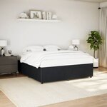 vidaXL Cadre de lit Noir 180 x 200 cm Velours