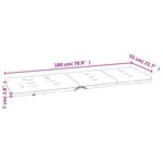 vidaXL Coussins de chaise longue lot de 2 multicolore tissu oxford