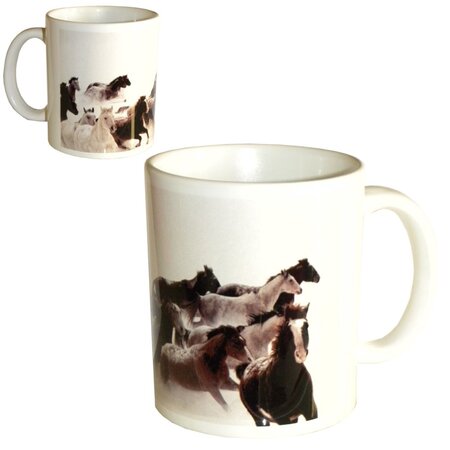 Tasse en céramique chevaux cbkreation