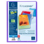 Protège-documents En Polypropylène Semi-rigide Kreacover® Chromaline 200 Vues - A4 - Couleurs Assorties - X 8 - Exacompta