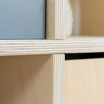 Meuble de rangement NABOSKY rose 2x4
