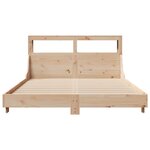 vidaXL Cadre de lit sans matelas 120x200 cm bois de pin massif