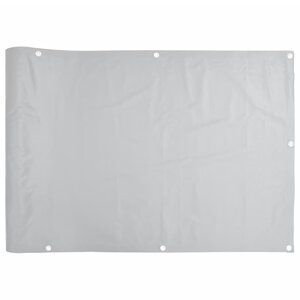 vidaXL Écran d'intimité de balcon gris 800x120 cm PVC