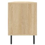 vidaXL Meuble TV chêne sonoma 150x30x44 5 cm bois d'ingénierie