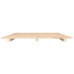 vidaXL Cadre de lit 135x190 cm Bois de pin massif