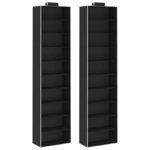 vidaXL Étagères suspendues de rangement 2 Pièces 10 niveaux Tissu