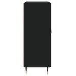 vidaXL Buffet noir 69 5x34x90 cm bois d'ingénierie