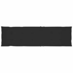 vidaXL Chaise longue d'extérieur repose-pied et coussin Acacia solide
