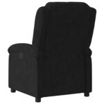 vidaXL Fauteuil inclinable électrique noir velours