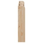 vidaXL Tête de lit avec étagères 140 cm bois massif de pin