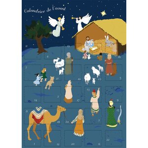 Calendrier de l'avent Noel traditionnel