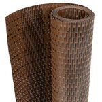 vidaXL Paravents de balcon 10Pièces marron et noir 255x19cm résine tressé