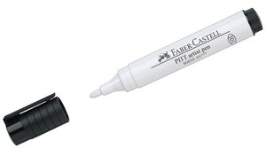 Artist Pen Pitt Big Brush Pointe Ogive 2 5 mm 101 Blanc x 4 FABER-CASTELL