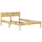 vidaXL Cadre de lit Bois de récupération massif 120x200 cm