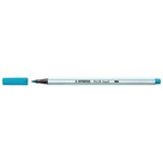 Feutre pinceau pen 68 brush  bleu clair x 10 stabilo