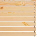 vidaXL Canapés centraux de jardin 2 Pièces Bois de pin massif