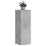 vidaXL Supports pour plantes 2 Pièces gris béton bois d'ingénierie