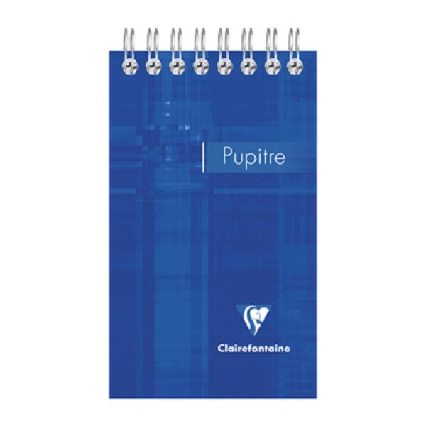 CLAIREFONTAINE  Bloc Pupitre reliure intégrale 7,5x12 120p Q.5x5 couleur aléatoire