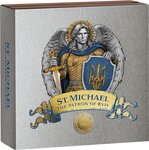 Pièce de monnaie en Argent 10 Dollars g 155.5 (5 oz) Millésime 2024 ST MICHAEL THE ARCHANGEL