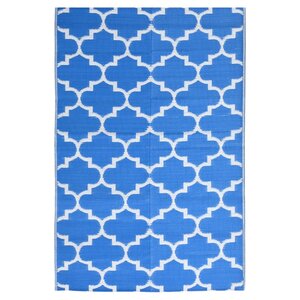 vidaXL Tapis d'extérieur Noir 120x180 cm PP