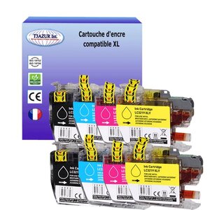 8 Cartouches compatibles avec Brother LC3219XL pour Brother MFCJ6530DW MFCJ6535DW MFCJ6730DW MFCJ6930DW MFCJ6935DW MFCJ6935DWF – T3AZUR