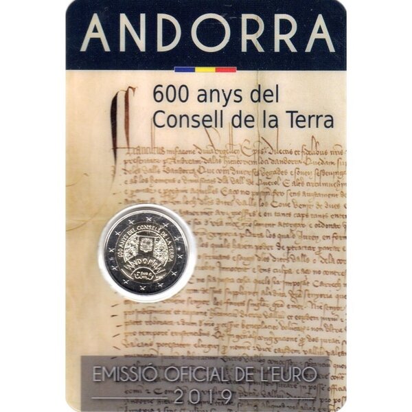 2 EUROS COMMÉMO 2019 - 600 ans du Conseil de la Terre