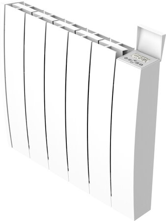 Radiateur électrique fixe à inertie sèche horizontal manao en céramique  1500w - thermostat digital lcd - blanc - voltman - La Poste