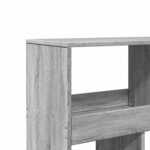 vidaXL Cloison de séparation sonoma gris bois d'ingénierie