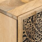 vidaXL Armoire latérale 40x33x75 cm bois massif de manguier
