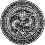 Pièce de monnaie en Argent - Cuivre 5000 Francs g 31.1 (1 oz) Ag - 139.95 (4.5 oz) Cu Millésime 2023 FORBIDDEN DRAGON